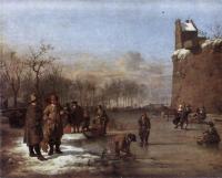 Velde, Adriaen van de - Amusement On The Ice